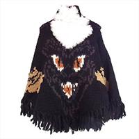 ミュベール グレムリン モヘア ウール ポンチョ ニット マルチカラー系 MA43 KSW006 画像