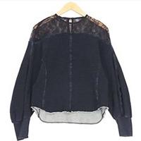 マメ デニム ジャージー プルオーバー 18AW JS083 画像