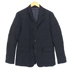 セオリー ウール ダウン テーラードジャケット ブラック系 画像