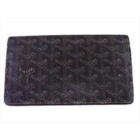 ゴヤール 2つ折り 総柄 ロング レザー ウォレット 画像