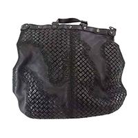 ボッテガヴェネタ 261403 VQ510 イントレチャート レザー バッグ ブラック系 画像