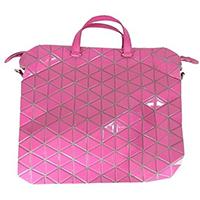 バオバオイッセイミヤケ ブリーフケース ハンドバッグ ピンク系 画像