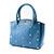 マイケルコース 2WAY スタッズロゴ ハンドバッグ スカイブルー 画像