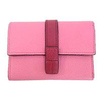 ロエベ バーティカル ウォレット 124.12.S86 ピンク系 画像