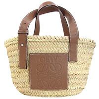 ロエベ ヤシの葉 カーフスキン スモール バスケット 327.02.S93 画像