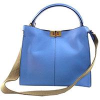 フェンディ ピーカブー 2WAY ショルダーバッグ ブルー系 画像