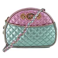 グッチ ラミネート キルティング レザー ショルダー 534951 ショルダーバッグ 画像