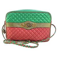 グッチ ラミネート キルティング レザー ショルダー 541061 レディース バッグ レッド系 画像