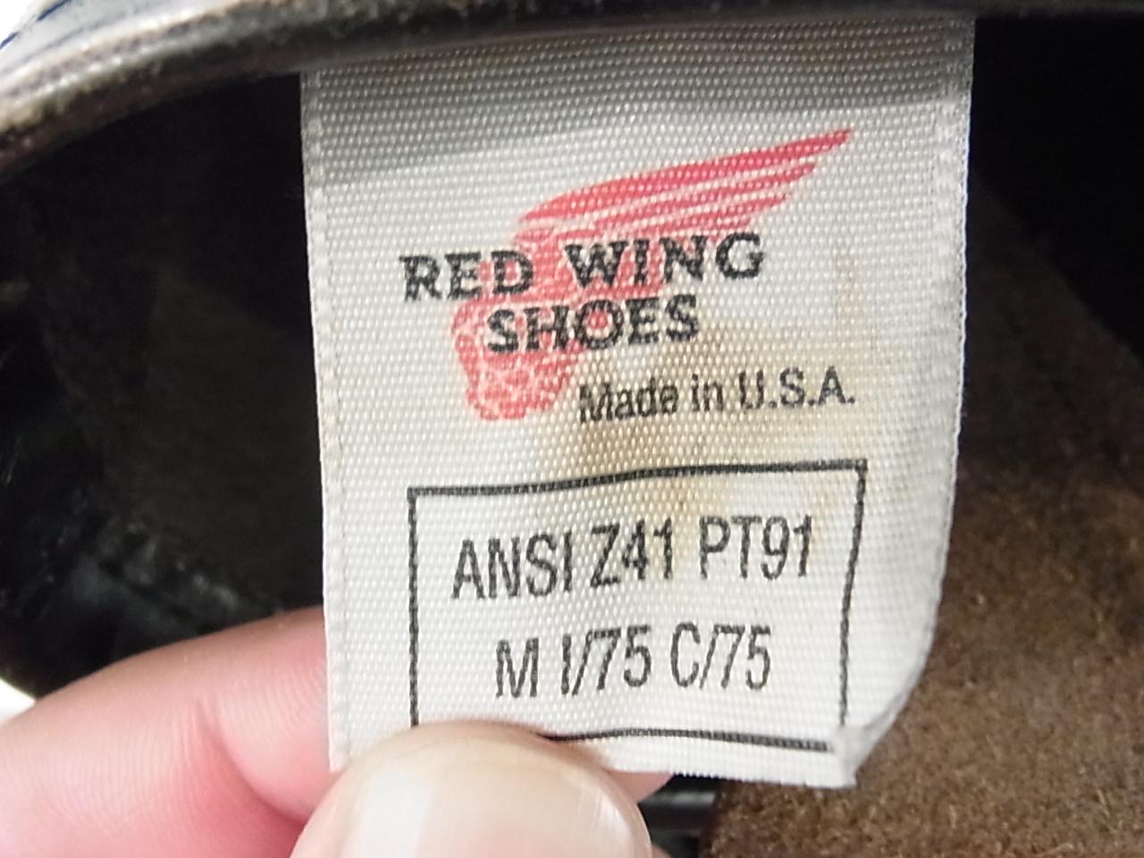 レッドウィング高価買取 PT91プリント羽タグの写真です