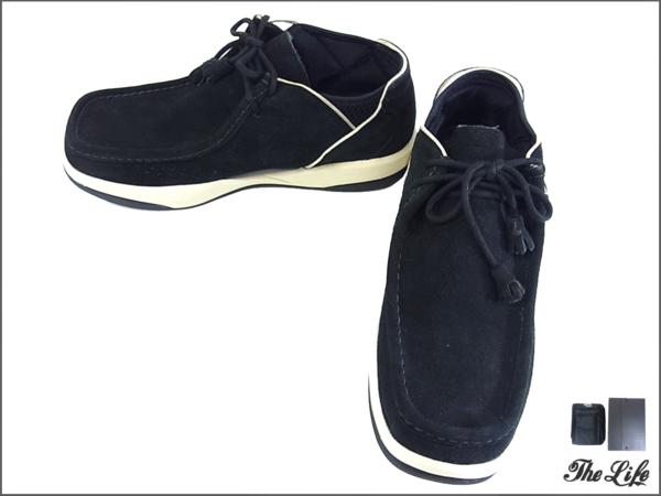 VISVIM&times;GOODENOUGH POLKEポルケスエードスニーカーUS10/G002-01/外箱付属/純正ナイロンシューズケース付属(未開封)