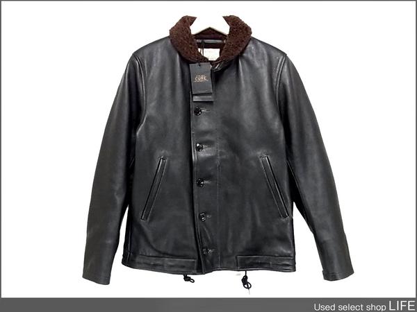 13AWCOOTIEクーティーN-1レザーデッキジャケットL”Commodore Deck Jacket 店頭展示品 タグ付き CTE-13A224