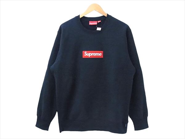国内正規品 15AW SUPREME シュプリーム box logo crewneck ボックスロゴクルー スウェット