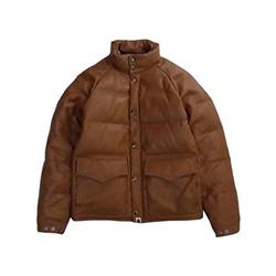 エイプ ZOZOTOWN限定 復刻 LEATHER CLASSIC DOWN JKT 画像