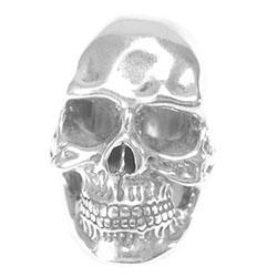 クライミー × ビルウォールレザー ジャイアント スカル リング 画像