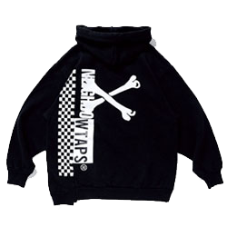ネイバーフッド ×WTAPS 19AW RIPPER HOODED SWEATSHIRT BLACK 画像
