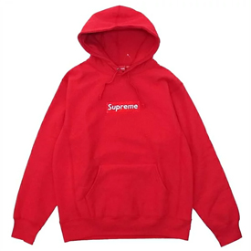 シュプリーム Swarovski Box LogoHooded Sweatshirt 19SS 画像