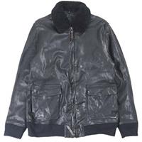 バックラッシュ × YOHJI YAMAMOTO ヨウジヤマモト 襟ボア ゴートレザー ジャケット 画像