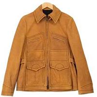 ナンバーナイン DEER SKIN LEATHER JACKET 08AW F08-NJ048 画像