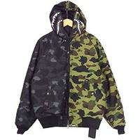 ネイバーフッド × A BATHING APE N2-B シャーク 迷彩 ジャケット カーキ系 18AW 画像