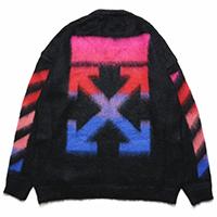 オフホワイト オーバーサイズ モヘアウールニット 18AW 画像