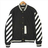 オフホワイト BLUE COLLAR VARSITY JACKET 画像