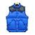 ソフネット ×Rocky Mountain DOWN VESTベスト/ブルー40/ダウン 画像