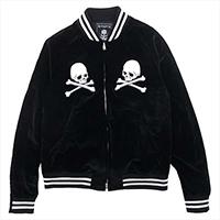 マスターマインド 17AW シルク パイル 手振り 刺繍 プリマロフト スカジャン MJ17P01-BL024-400 画像