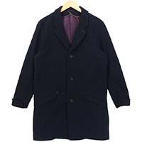 ロストコントロール J.M.B. COAT ウール コート ダークネイビー系 画像