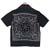 ロアー 二刀拳銃 バンダナ柄 16SS ボーリングシャツ ブラック系 16SR-18 画像