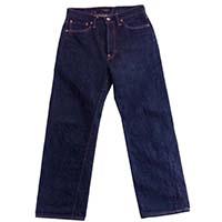 アットラスト ストレート メンズ デニム パンツ インディゴブルー系 画像