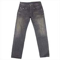 ギャングスタービル ヴィンテージ加工 ボタンフライ ストレート パンツ 画像