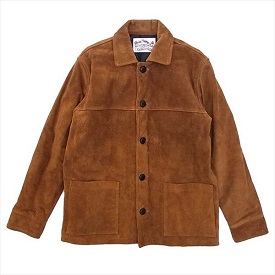 キャリー スエード レザー カーコート ジャケット 画像