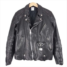 ベドウィン シープスキン ダブル ライダース ジャケット 画像