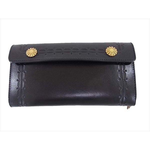 キャリー Embossing Leather Flap Long Walletウォレット CL-17AW1002 画像