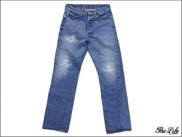 14SS TENDERLOIN T-RIDERS E DAMAGEデニムパンツW32/タグ付属/テンダーロイン/ダメージ加工