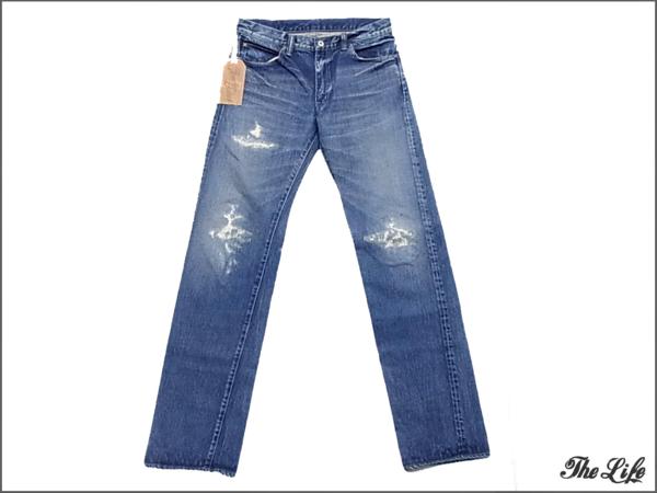 14SS TENDERLOIN T-RIDERS C DAMAGEデニムパンツW32/タグ付属/テンダーロイン