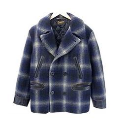 テンダーロイン 09AW T-RAIL COAT レザー切替 ウール Pコート 画像