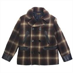 テンダーロイン 09AW T-RAIL COAT レイル チェック ウール Pコート 画像