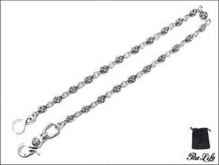 1クリップ#2クロスボールウォレットチェーンロング