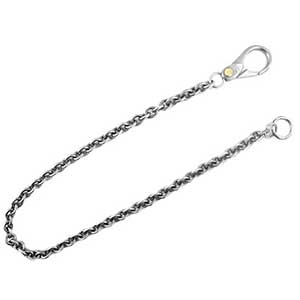 ウィングロック K18 メタル付き ウォレットチェーン画像