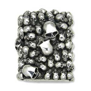 スタンリーゲス オールサイド マルチスカル ジッポ― L画像