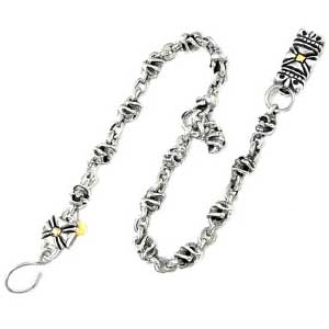 ストップライト 17スカル ウォレットチェーン画像