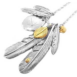 タディ&キング フェザーコンビ カスタム ネックレス画像