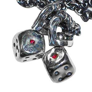 ガルシア ルビーダイス ネックレス画像