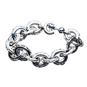 ファーストアローズ 浮きカラ草彫りチェーンブレスレット画像