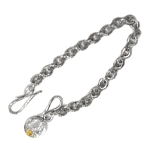 ファーストアローズ 浮きカラ草彫りウォレットチェーン画像