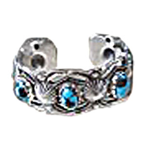 アーニー・リスター ペルシャターコイズ シルバーバングル画像