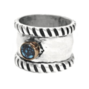 アーニー・リスター ランダーブルーターコイズ シルバーリング画像