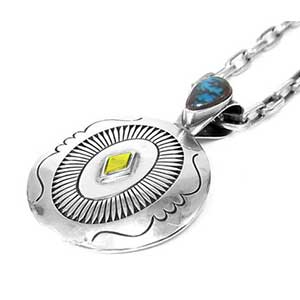 ハワードネルソン 14K サンバースト ビズビーネックレス画像