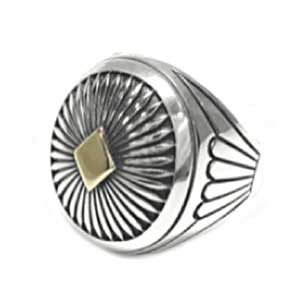 ハワードネルソン サンバースト14K金 リング画像